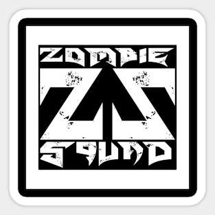 Zombie Squad ZS Blade (White) Sticker